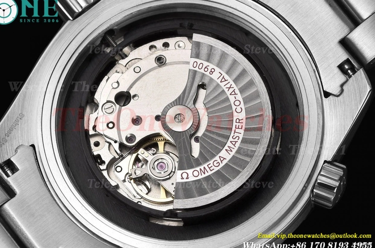 MY8215 43mm SS Dial GDF Black Seamaster 600m Oyster SS 0327